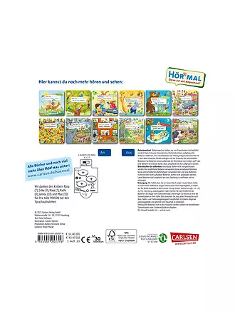 CARLSEN VERLAG | Hör mal - Wimmelbuch: Am Wasser | 